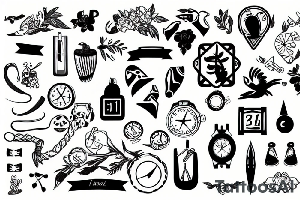 running tattoo idea