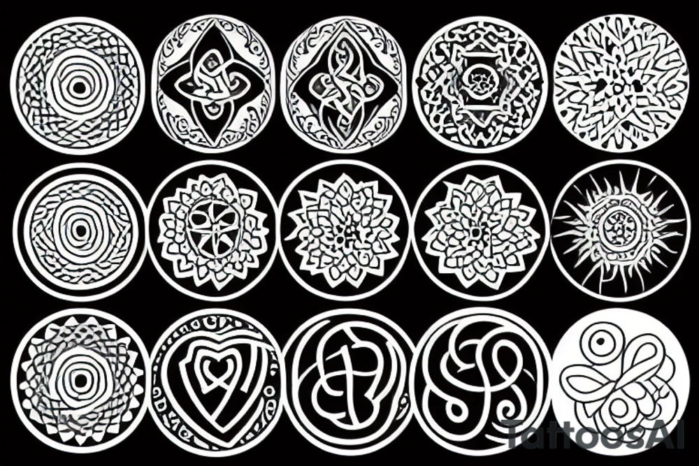 circle tattoo idea