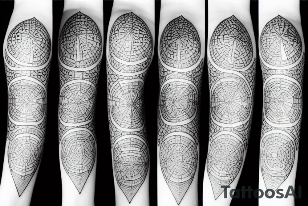 full moon tattoo idea