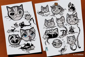 cat terminator tattoo idea