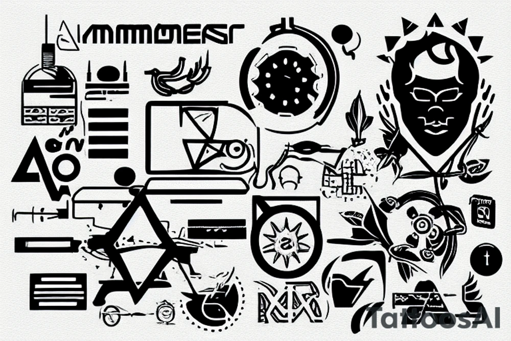 Lambda computer expression tattoo idea