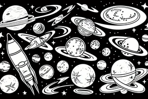 space tattoo idea