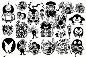 Ghost in box tattoo idea