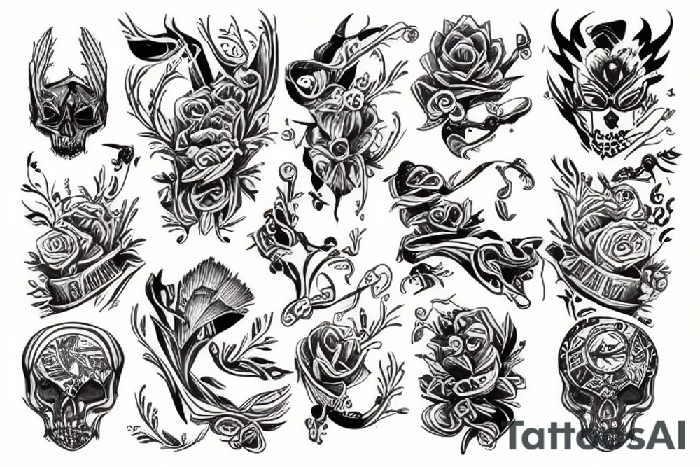 three tattoo idea