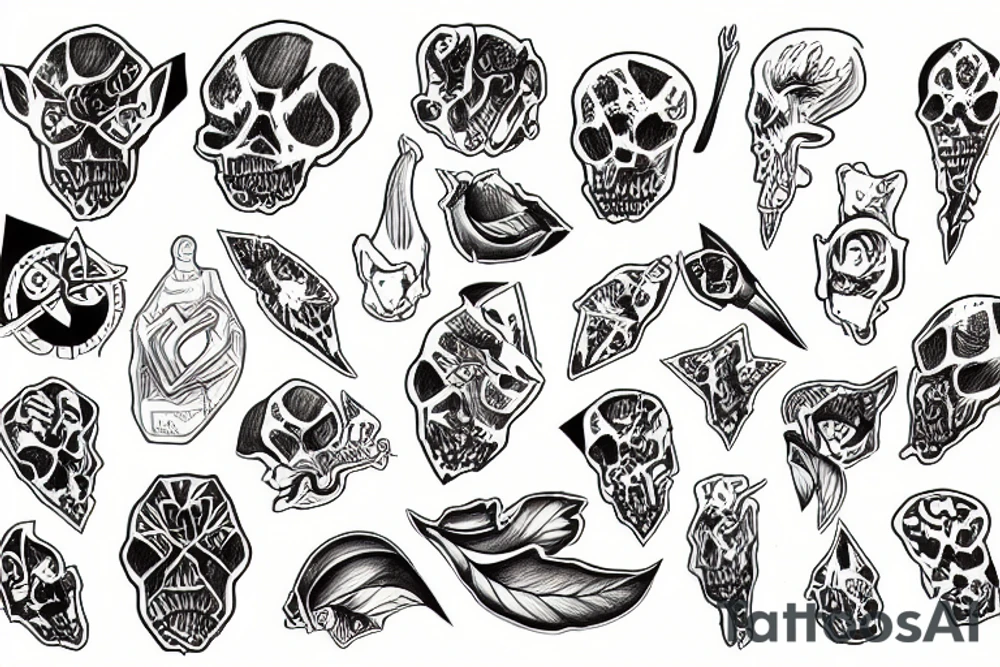 three tattoo idea