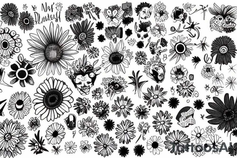 daisy tattoo idea
