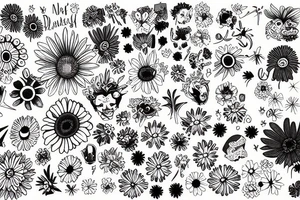 daisy tattoo idea