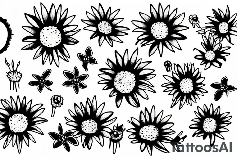 daisy tattoo idea