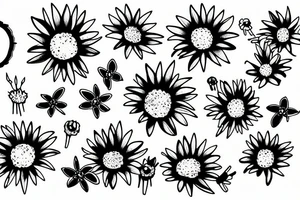 daisy tattoo idea