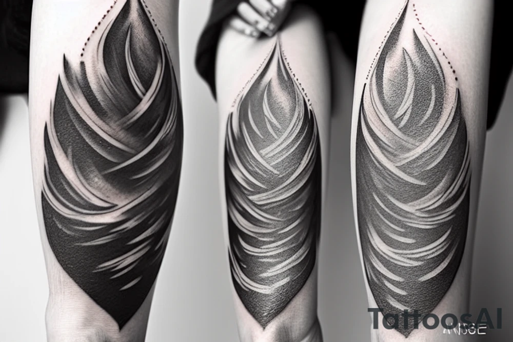 Fire and Ice, tattoo that reminds me of the good time spent in iceland tattoo idea