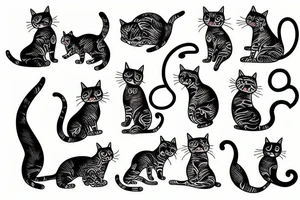 remembering my passed  cat tattoo idea