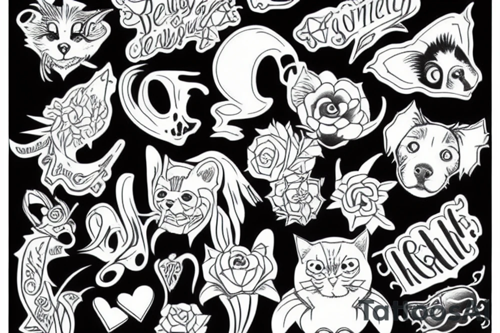 remembering my passed away pet tattoo idea