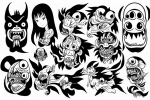Spirited away monster tattoo idea