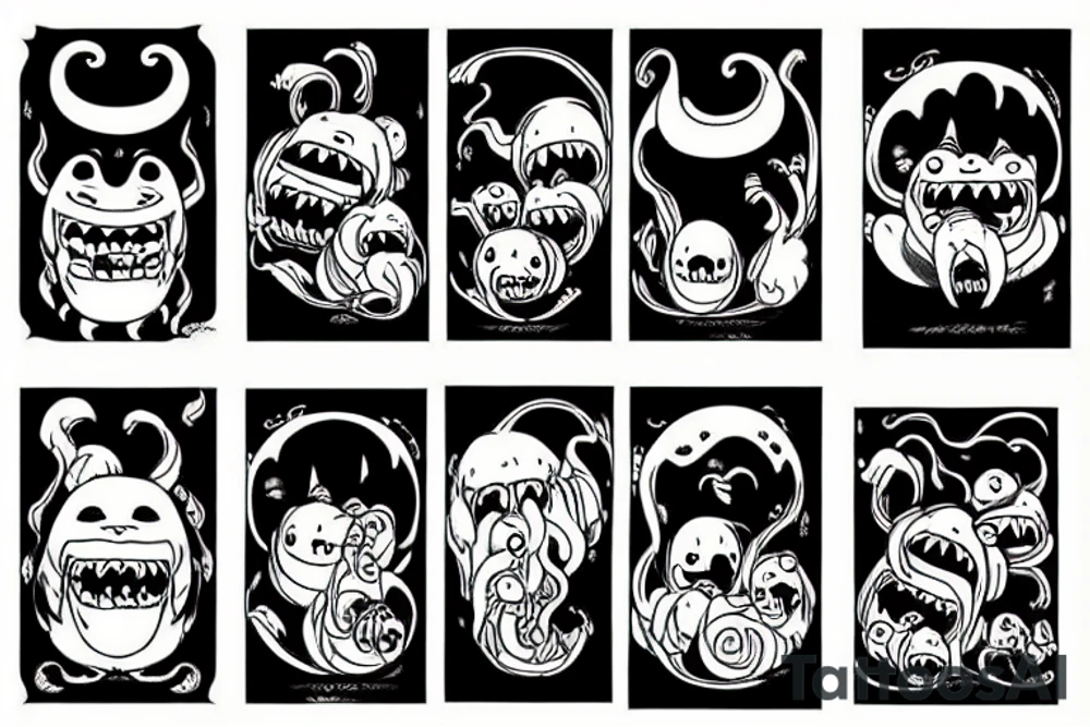 Spirited away monster tattoo idea