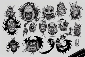 Spirited away monster tattoo idea