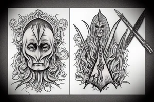 Sauron from The Lord of the rings tattoo idea
