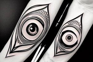 itachi eye tattoo idea