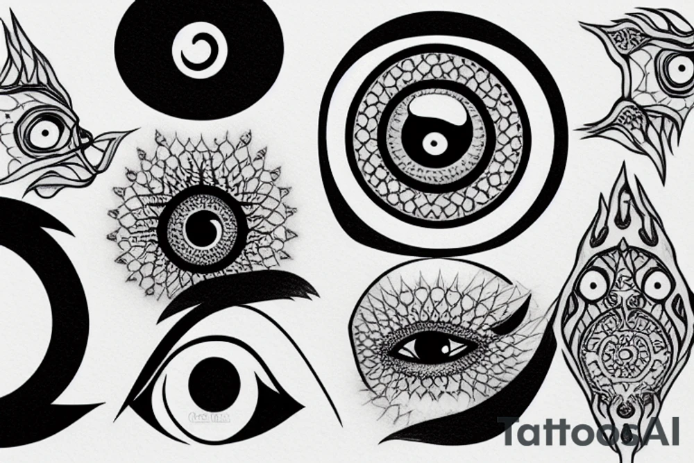 itachi eye tattoo idea