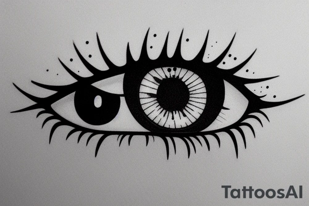 itachi eye tattoo idea