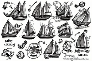 Sailing the seas of cheese. tattoo idea