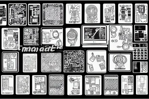 a printed circuit board tattoo idea