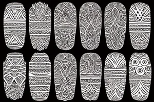 hena pattern tattoo idea