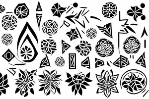 hena pattern tattoo idea