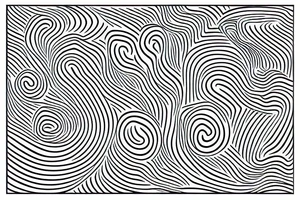two thin curved lines next to each other not intersecting tattoo idea