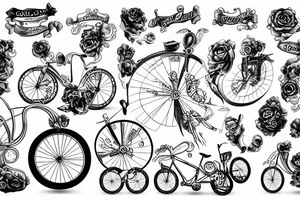 Tour de France, but in Cologne tattoo idea