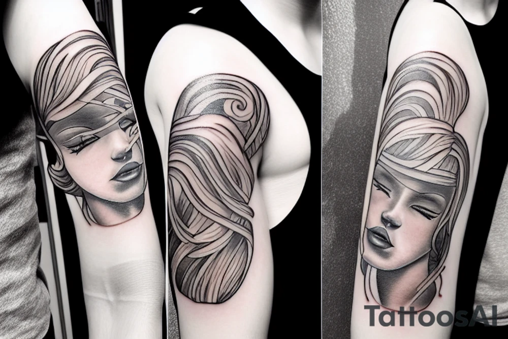 rain clouds tattoo idea