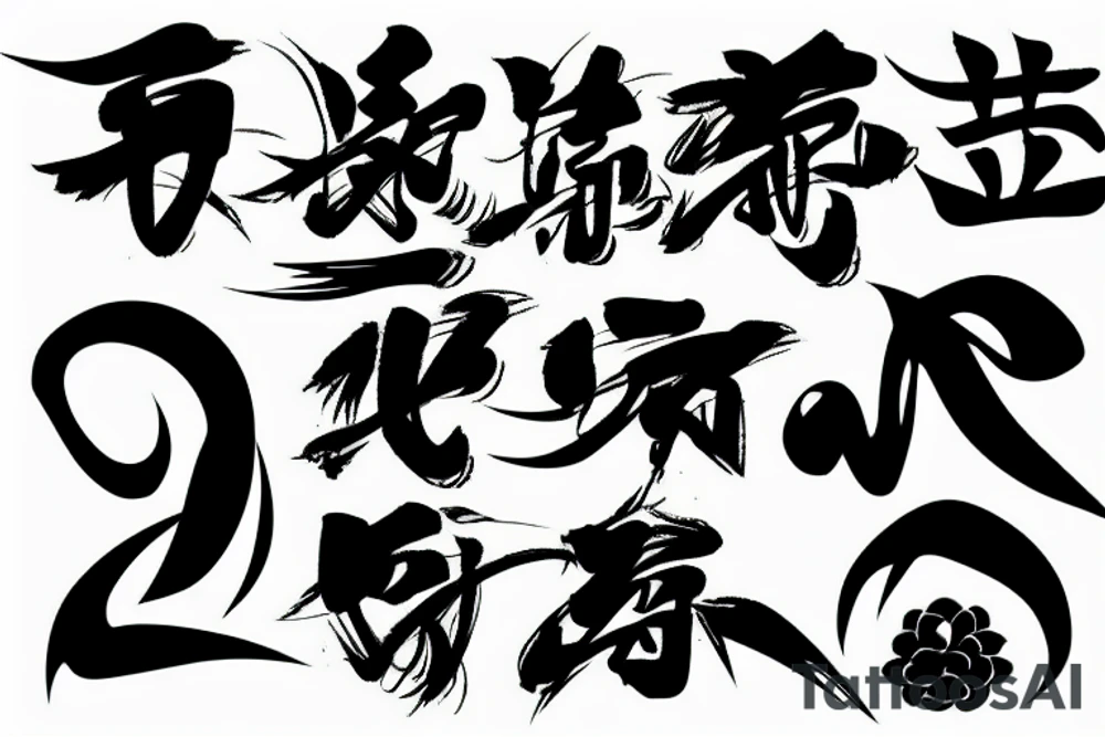chinese symbol tattoo idea