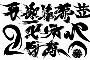 chinese symbol tattoo idea