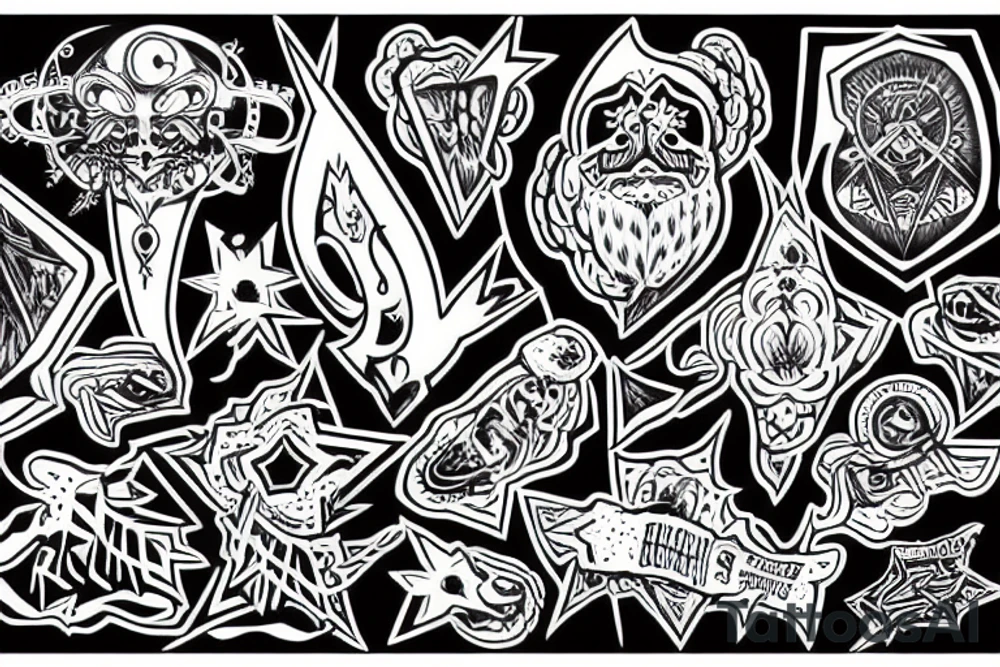 spiritual rockstar tattoo idea