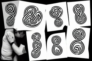 Triskelion minimalist tattoo idea