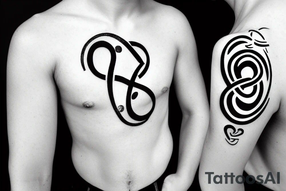 Triskelion minimalist tattoo idea