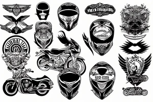 motorcycle tattoo idea