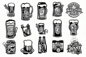 Beer hops tattoo idea