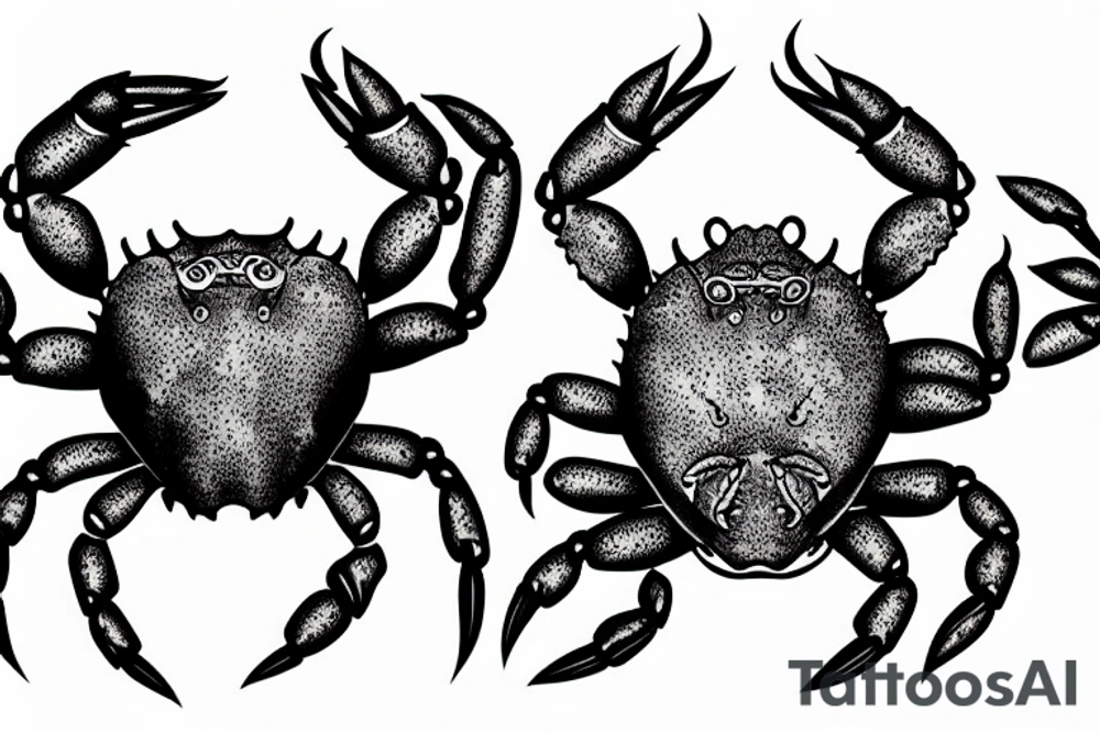 crab tattoo idea