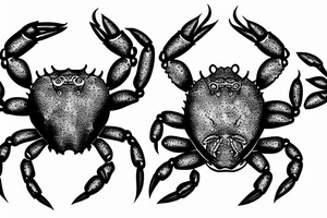 crab tattoo idea