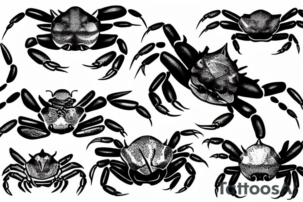 crab tattoo idea
