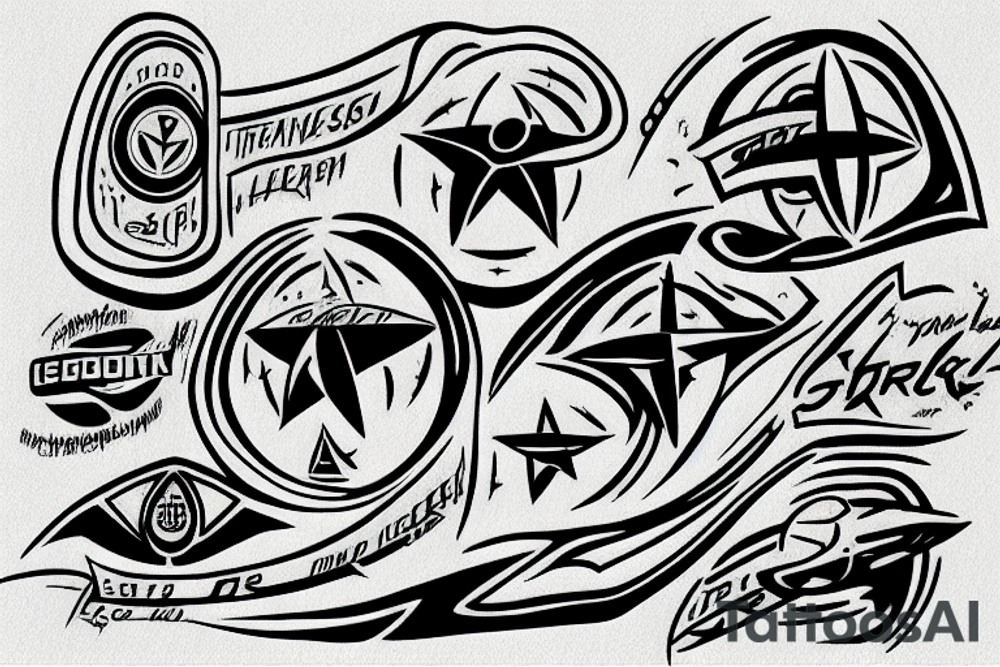 star trek logo tattoo idea