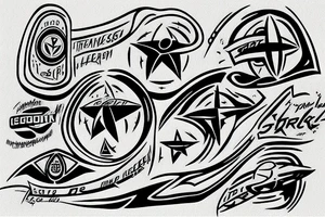 star trek logo tattoo idea
