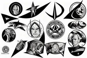 star trek emblem tattoo idea