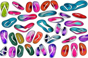 Flipflops tattoo idea