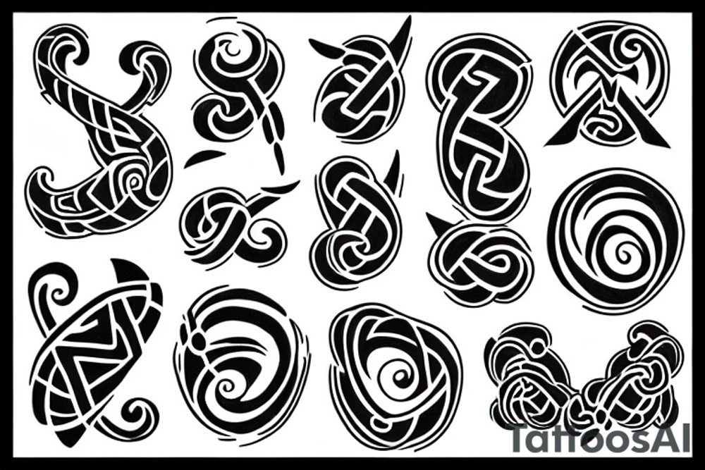 galician triskelion tattoo idea
