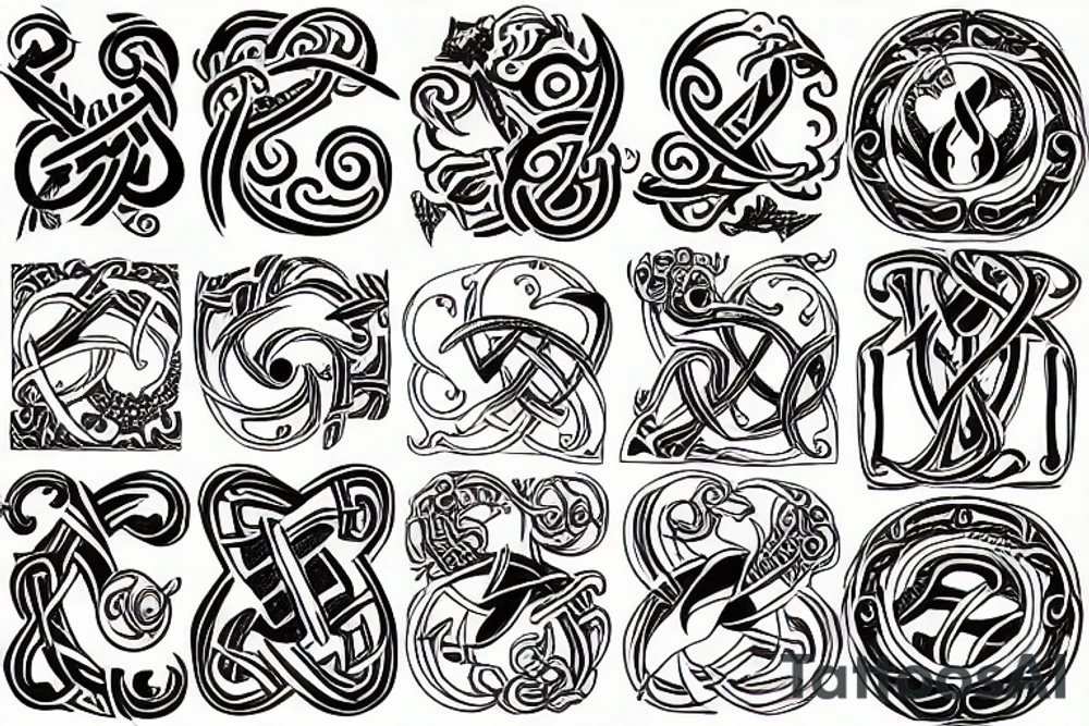 galician triskelion tattoo idea