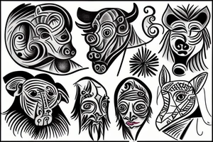 picasso le taureau tattoo idea