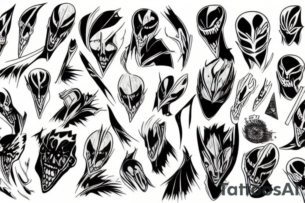 bleach hollow tattoo idea