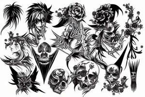 bleach hollow tattoo idea