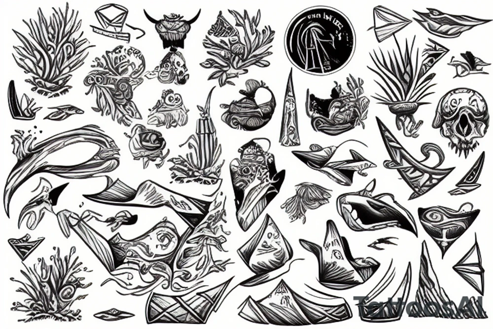 Island tattoo idea